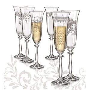 Crystalex poháre na šampanské Royal 190 ml 6 KS