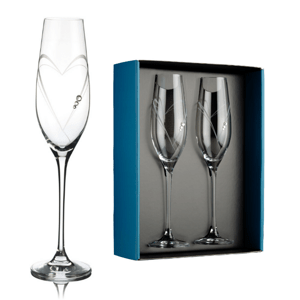 Element poháre na šampanské Aphrodite s kryštálmi Swarovski 210ml 2KS
