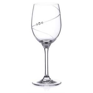 Diamante poháre na víno Silhouette City s kryštálmi Swarovski 1KS 350ml