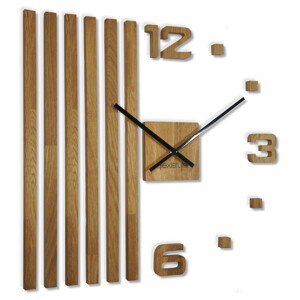 domtextilu.sk Unikátne drevené hodiny na stenu 60 x 60 cm 56602