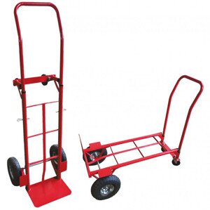 Transportný vozík do 150 kg v červenej farbe