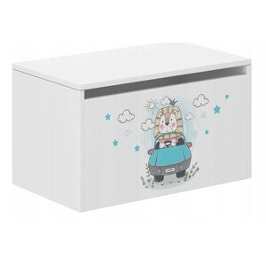 Detský úložný box s nádherným levíkom 40x40x69 cm