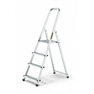 Hliníkový rebrík so 4 schodíkmi