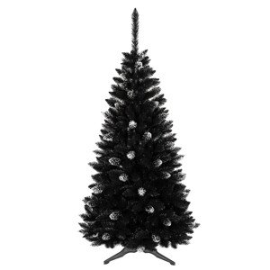 domtextilu.sk Vianočný stromček v čiernej farbe so zdobením 150 cm 70618
