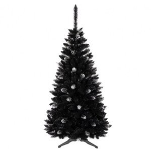 domtextilu.sk Čierny vianočný stromček so zdobením 220 cm 70885