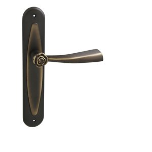 Kľučka na dvere LI - ROSE - SO 996 BRM - bronz matný (BM) | MP-KOVANIA.sk