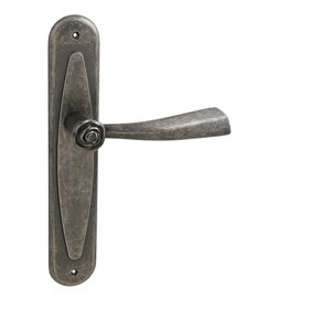 Kľučka na dvere LI - ROSE - SO 996 SIA - sivá antik (FV) | MP-KOVANIA.sk