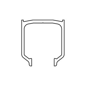 Komponenty k posuvným systémom SC - Profil hliník 100 FOLDING DOOR F MB  | MP-KOVANIA.sk