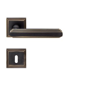 Kľučka na dvere LI - GLAMOR 1555 - HR 016 BRM - bronz matný (BM) | MP-KOVANIA.sk