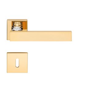 Kľučka na dvere LI - ERA 1600 - HR 019 ZLL/CHL - zlatá lesklá - pozlátená/chróm lesklý (ZC) | MP-KOVANIA.sk