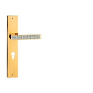 Kľučka na dvere LI - ZEN MESH - SH 1151 ZLL - zlatá lesklá - pozlátená (OZ) | MP-KOVANIA.sk