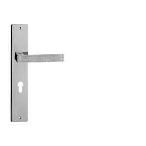 Kľučka na dvere LI - ZEN MESH - SH 1151 CHL - chróm lesklý (CR) | MP-KOVANIA.sk