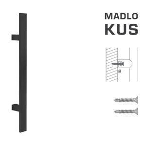 Madlo na dvere FT - MADLO kód K41S 40x10 mm ST ks CIM - čierna matná (FNO) | MP-KOVANIA.sk