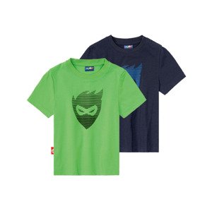 lupilu® Chlapčenské funkčné tričko, 2 kusy  (86/92, námornícka modrá/zelená)