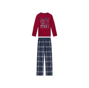 pepperts!® Chlapčenské pyžamo (134/140, červená/námornícka modrá)