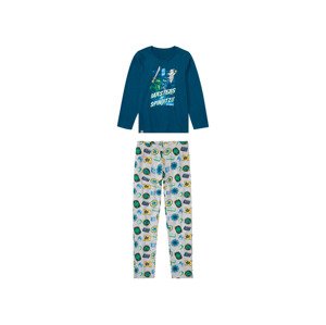 LEGO Chlapčenské pyžamo s dlhým rukávom (98/104, Ninjago, modrá/sivá)