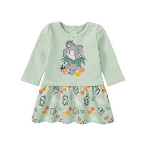 Dievčenské teplákové šaty pre bábätká (50/56, zelená)
