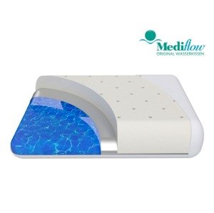 Mediflow Vodný vankúš s pamäťovou penou (40 x 80 cm)