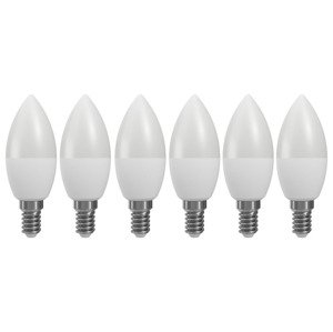 LIVARNO home LED žiarovky GU10/E27/E14, 6 kusov (sviečka E14)