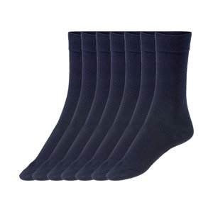 Nur Der Pánske ponožky, 7 párov (43/46, námornícka modrá)
