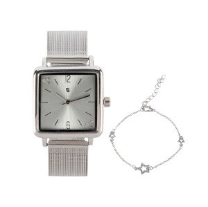 AURIOL® Dámske náramkové hodinky s náramkom (remienok z nerezovej sieťoviny)