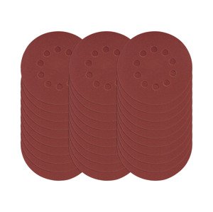 PARKSIDE® Súprava brúsnych papierov pre excentrickú brúsku, 30-dielna (zrnitosť 120 PKN 120 A1)