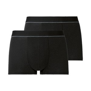 LIVERGY® Pánske boxerky, 2 kusy (L, čierna)