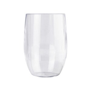 ERNESTO® Plastové poháre na víno/šampanské/vodu, 6 kusov (transparentná, poháre na vodu)