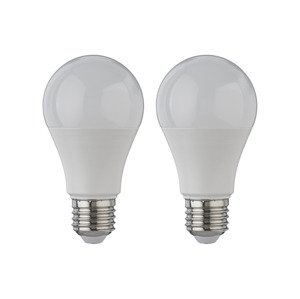 LIVARNO home LED žiarovky (hruška, 9,5 W, E27, 2 kusy)
