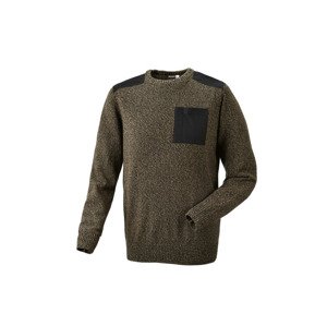PARKSIDE® Pánsky pletený pulóver (L (52/54), hnedá/čierna)