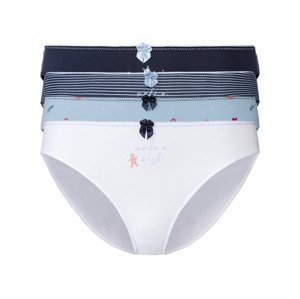 Happy Shorts Dámske vianočné nohavičky v darčekovom balení, 4 kusy (S, biela/bledomodrá/navy modrá)