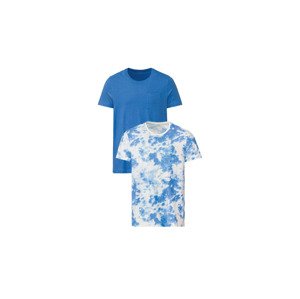 LIVERGY® Pánske tričko, 2 kusy (M (48/50), modrá)
