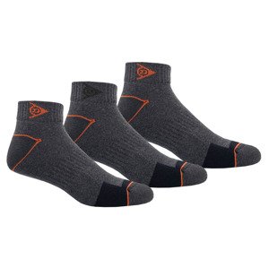 DUNLOP Pánske pracovné ponožky, 3 páry (39/42, sivá)