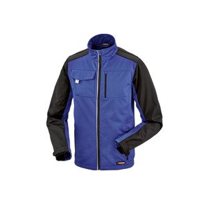 PARKSIDE PERFORMANCE® Pánska softšelová pracovná bunda (M (48/50), modrá/čierna)
