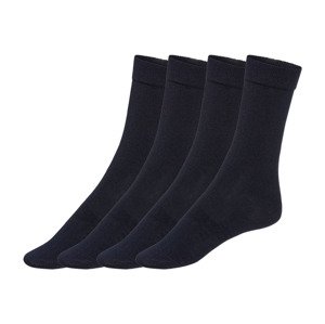 esmara® Dámske ponožky, 4 páry (35/38, navy modrá)