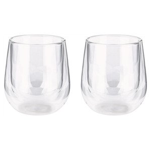 ERNESTO® Dvojstenové poháre, 2 kusy (víno)