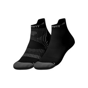 CRIVIT Dámske bežecké ponožky, 2 páry (35/36, čierna)