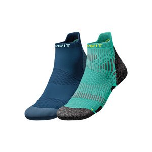 CRIVIT Dámske bežecké ponožky, 2 páry (35/36, modrá)