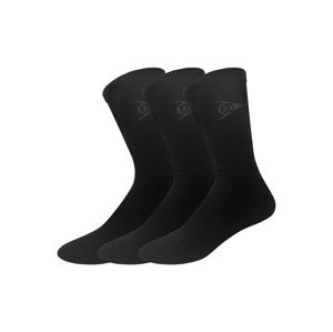 DUNLOP Dámske/Pánske športové ponožky, 3 páry (35/38, čierna)