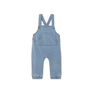 lupilu® Nohavice na traky pre bábätká BIO (50/56, bledomodrá)