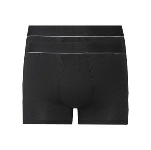 LIVERGY® Pánske boxerky, 2 kusy (S, čierna)
