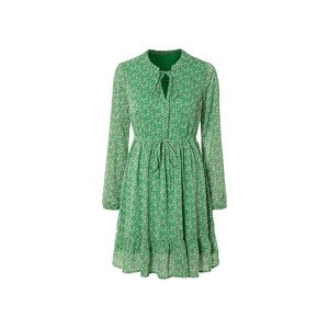 esmara® Dámske šifónové šaty (34, zelená)