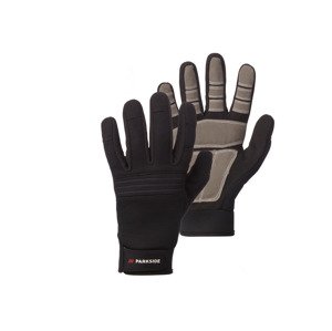 PARKSIDE® Dámske/pánske pracovné rukavice (8, čierna/sivá)