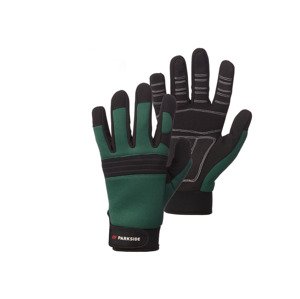 PARKSIDE® Dámske/pánske pracovné rukavice (7, zelená/čierna)