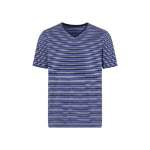 LIVERGY® Pánske tričko na spanie (M (48/50), pruhy)