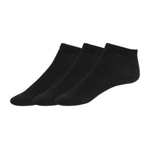 esmara® Dámske nízke ponožky, 3 páry (35/38, čierna)