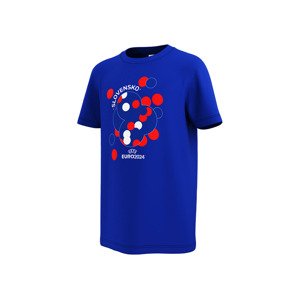 Chlapčenské tričko UEFA EURO 2024 (134/140, modrá)