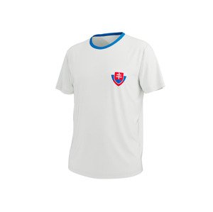 CRIVIT Pánsky futbalový dres Slovensko UEFA (S (44/46), biela)