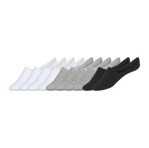 LIVERGY® Pánske ponožky s BIO bavlnou, 5 párov (39/42, biela/sivá/čierna)