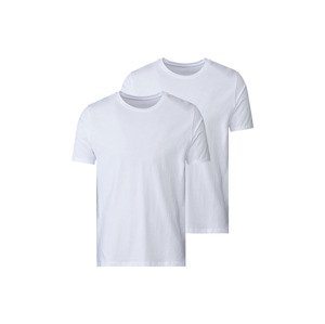 MEXX Pánske spodné tričko Regular Fit, 2 kusy (L, biela, okrúhly výstrih)